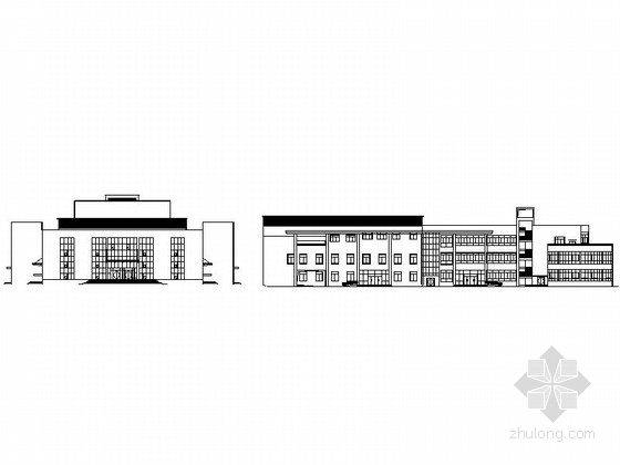 学生作业展厅资料下载-[江西]某高专礼堂和大学生活动中心施工图及节能说明