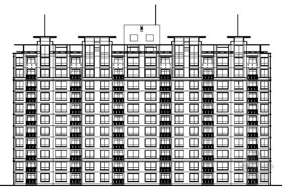 高层住宅单体建筑图纸资料下载-高层住宅建筑图