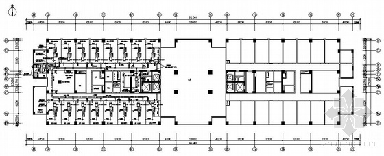 济南钢结构办公楼资料下载-济南某42层办公楼空调图