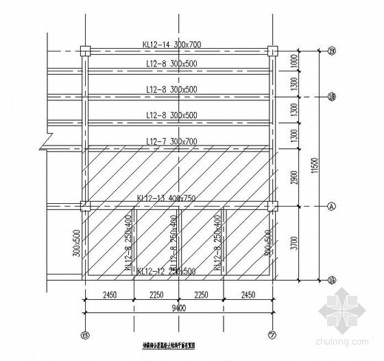钟楼CAD图纸资料下载-某屋顶钟楼结构设计图