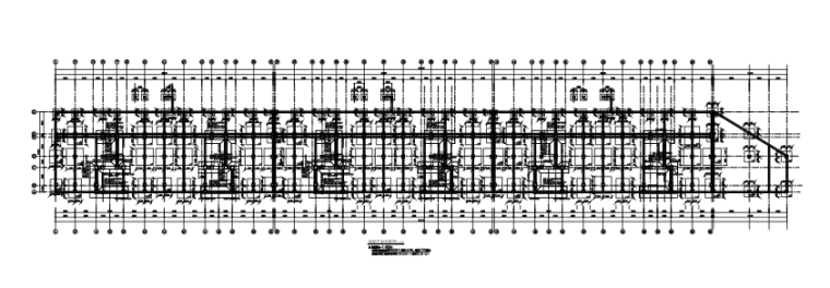 6层底框结构住宅楼结构施工图（CAD、12张）-基础平面布置图