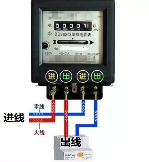 单相表接线图资料下载-最全电表接线图，初学电工必看！