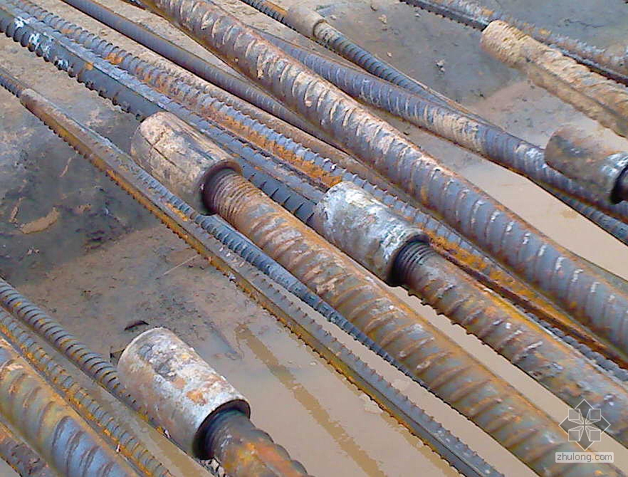 感觉很乱的滚轧直螺纹钢筋连接