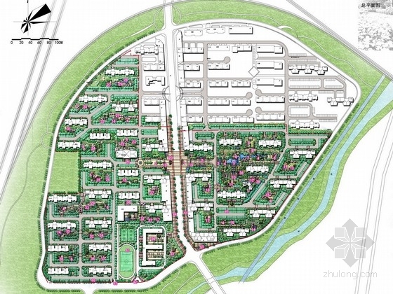 小区灯光方案资料下载-[山东]典雅园林化多园区居住小区景观设计方案（知名设计公司)