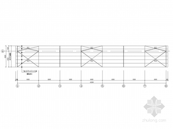 钢结构连拱棚的结构图资料下载-钢结构汽车棚结构施工图