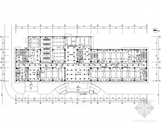 [湖北]中医院门诊住院综合楼电气全套施工图（甲级院）-照明平面图 