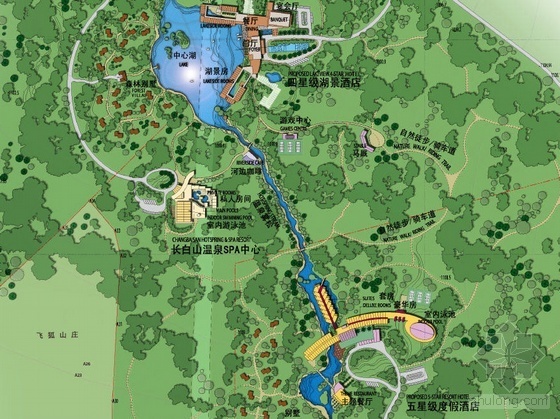 海边度假村规划方案资料下载-吉林旅游度假村概念规划方案