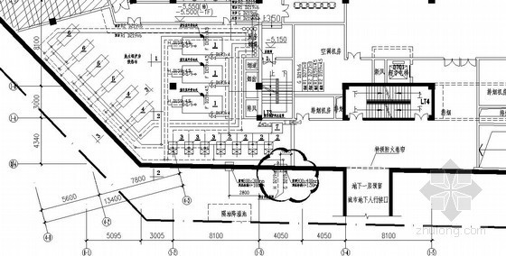 换热站管道系统图CAD资料下载-[天津]某大厦供暖系统换热站设计图纸