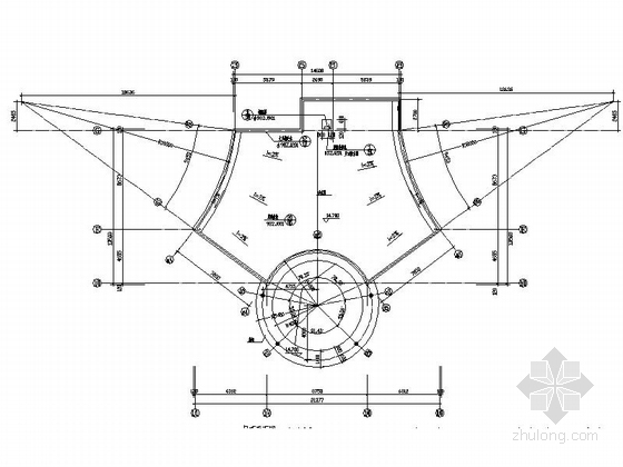 [湖南]多层框架结构商务会所建筑施工图-多层框架结构商务会所平面图