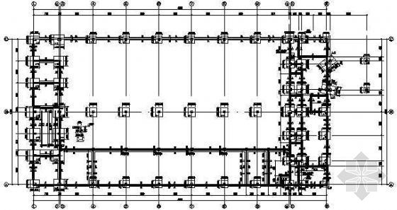 16t行车钢结构厂房图纸资料下载-某钢结构厂房结构图纸