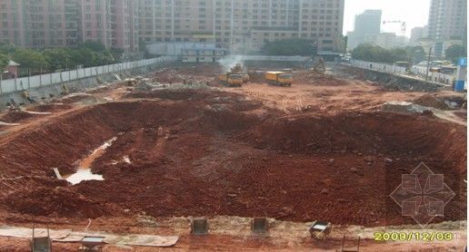 石方开挖静态爆破资料下载-广州某商住楼深基坑土方开挖施工方案