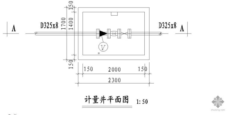 埋式通信电缆 资料下载-某地埋式泵站图纸