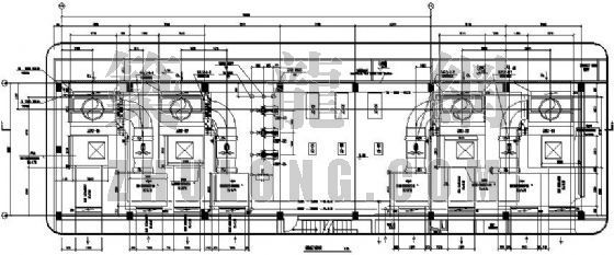 空调机平面cad资料下载-空调机房平面设计图