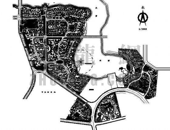 洛浦公园总平面规划资料下载-某花园北区总平面规划