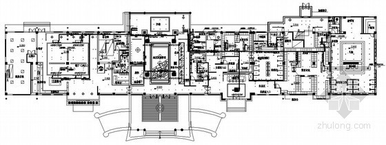 商用容积式热水锅炉资料下载-某商用楼空调平面图
