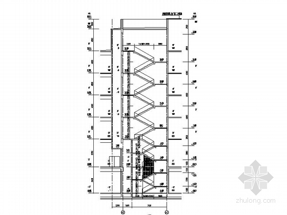 [黑龙江]高层现代风格建材城建筑设计施工图-高层现代风格建材城建筑设计节点图