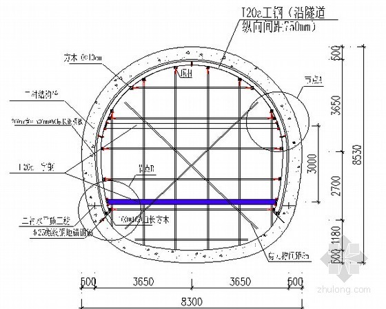 [辽宁]地铁人防段二次衬砌模板满堂支架专项施工方案33页