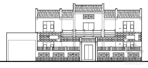 二层住宅建筑外观资料下载-某二层小住宅建筑方案图