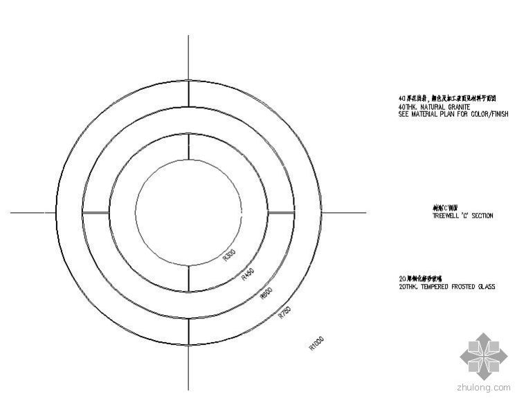 sketchup圆形树池资料下载-特色圆形树池施工大样图