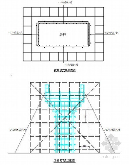 混凝土花瓶柱资料下载-金阊区市政高架桥高墩模板施工方案(花瓶墩,钢模板)