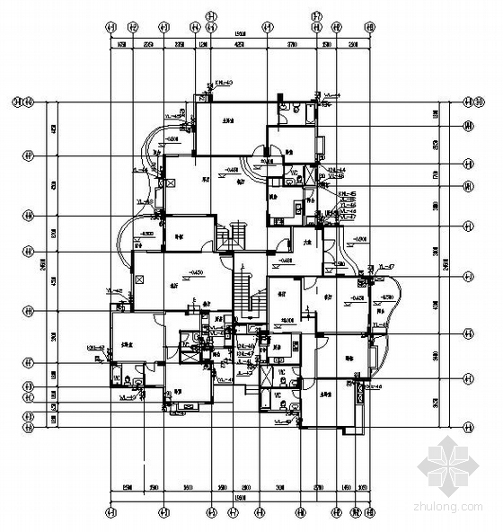 住宅楼排水设计图资料下载-某七层住宅楼给排水设计图