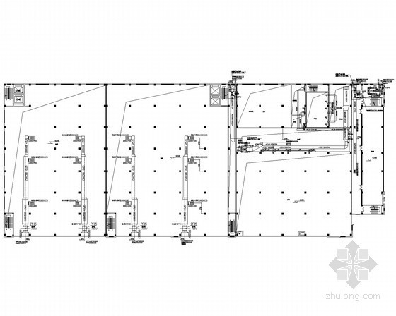 车间厂房暖通设计资料下载-车间厂房净化及舒适性空调系统设计施工图（含空压制氮系统）