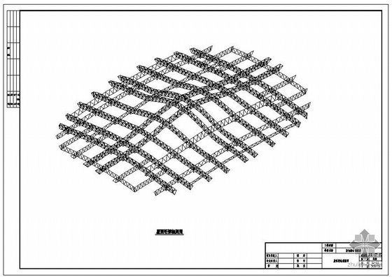 大车训练场设计图资料下载-西安某学院室内综合训练场管桁架结构设计图