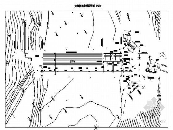 重力坝设计cad图资料下载-浆砌条料石重力坝设计图
