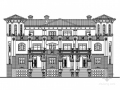 [四川]西班牙风格三平拼接联排别墅单体建筑设计施工图（知名建筑设计院）