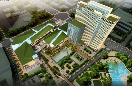 未来商业综合体设计资料下载-[杭州]超高层商业综合体建筑设计方案文本