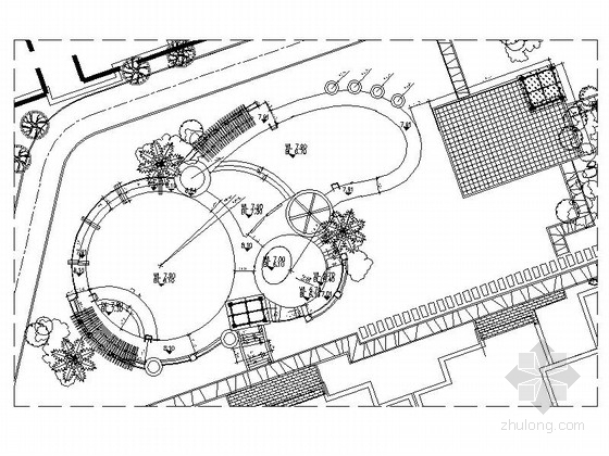 建筑施工图设计景观规划资料下载-游泳池景观规划设计施工图