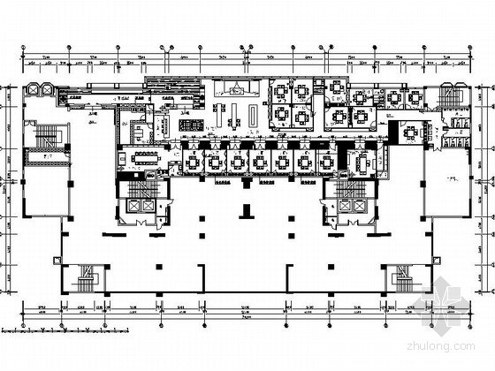 建筑施工图设计茶馆资料下载-[福州]宁静淡雅新中式风格茶楼设计施工图（含高清效果图）
