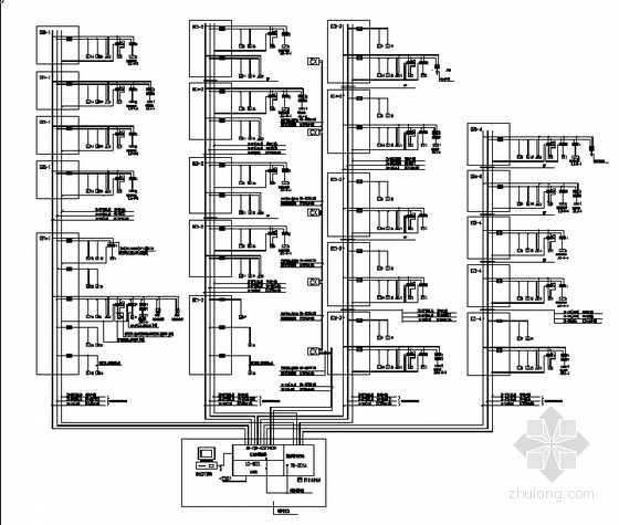 钢结构通信机房资料下载-某联通通信机房消防图