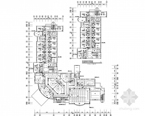 商业楼土建电气施工图纸资料下载-六层商业楼全套电气施工图纸