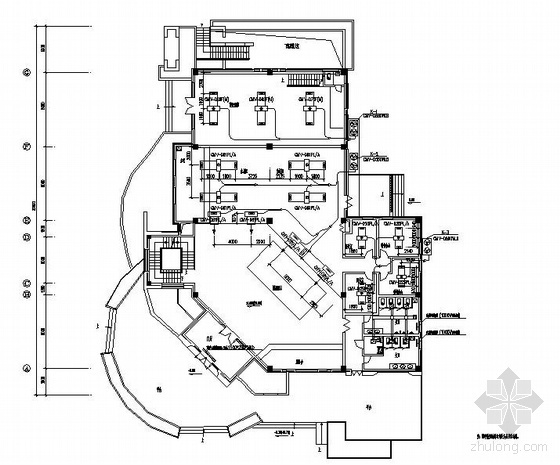 168售楼建筑资料下载-某销售办公楼空调图