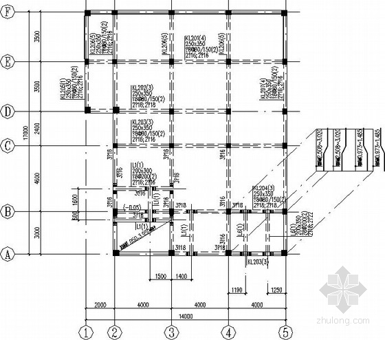 [常州]3层半地下室框架别墅建筑结构施工图- 