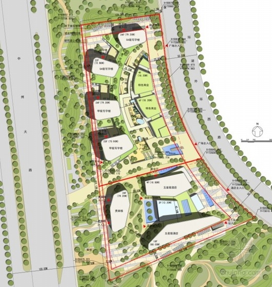 [河南]某商业综合体建筑方案文本(含cad,多媒体)-商业建筑-筑龙建筑设