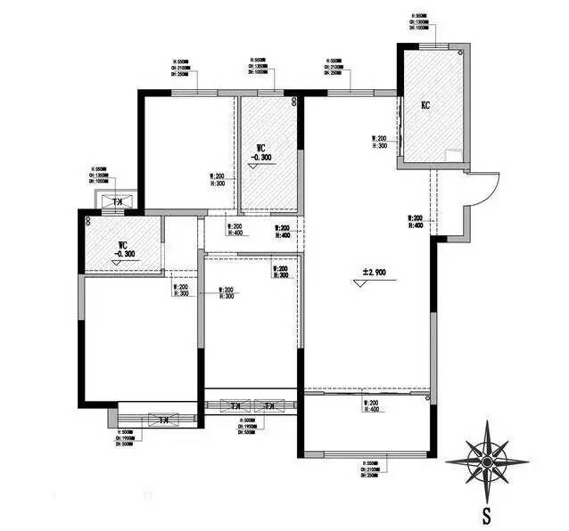 龙湖160平米洋房户型资料下载-110平米，一个户型的18种完整方案！