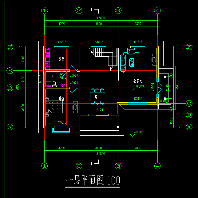 cad农村别墅资料下载-乡村别墅方案