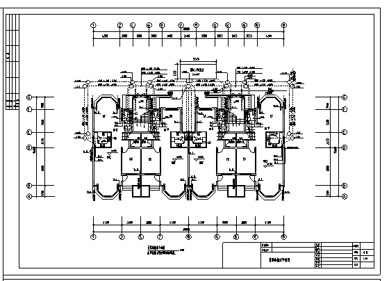 温室大棚电气设计图资料下载-10套联排别墅给排水采暖电气施工设计图（1）