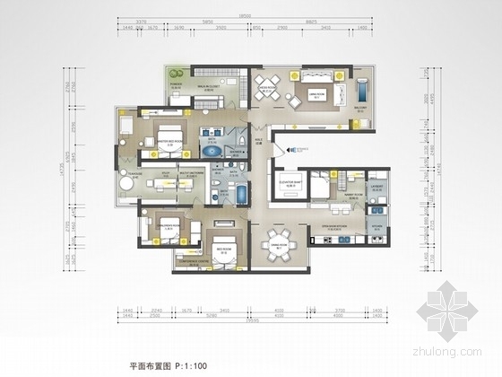 北京新中式效果图资料下载-[北京]清雅幽远新中式样板间设计方案（含效果图）