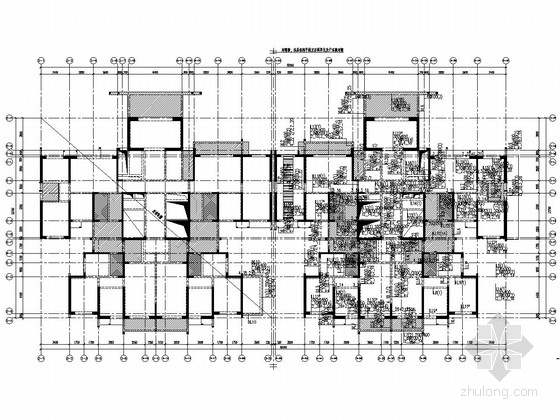 3层楼户型资料下载-[四川]18层剪力墙结构B户型住宅楼结构施工图（仅地上结构）