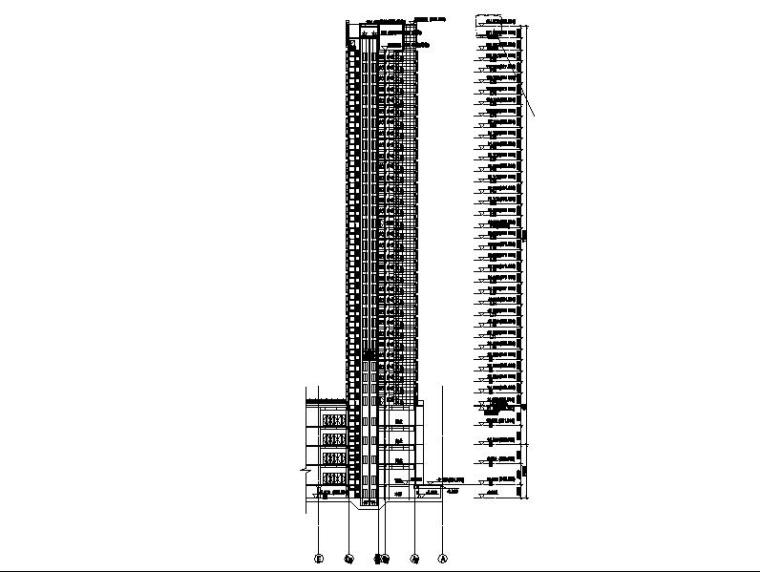 [四川]超高层玻璃金属幕墙塔式办公商业综合体建筑施工图-2.jpg