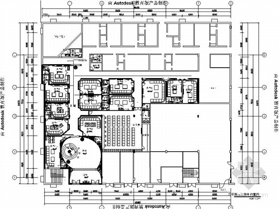 KTV走道室内施工图资料下载-[郑洲]时尚豪华KTV装修CAD施工图（含效果图）