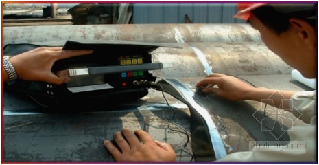 PHC预制管桩焊缝检测图片