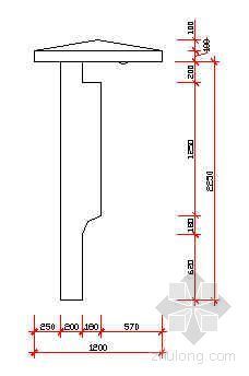 施工现场宣传栏做法详图-2