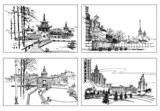 素描风景建筑资料下载-讲堂：建筑手绘的三大法宝（图文解析）