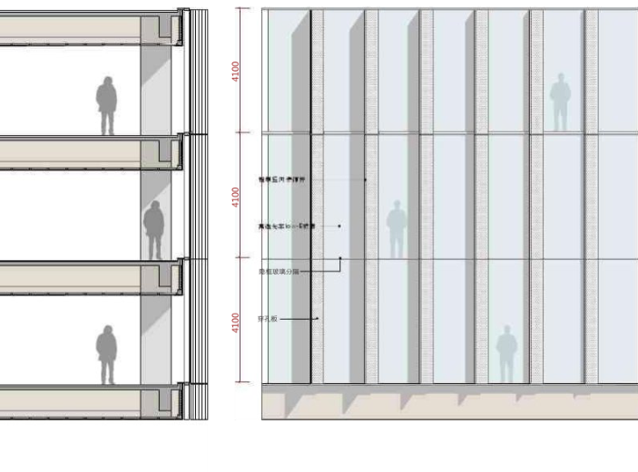 [福建]福州市闽江商务区建筑设计方案文本-幕墙设计