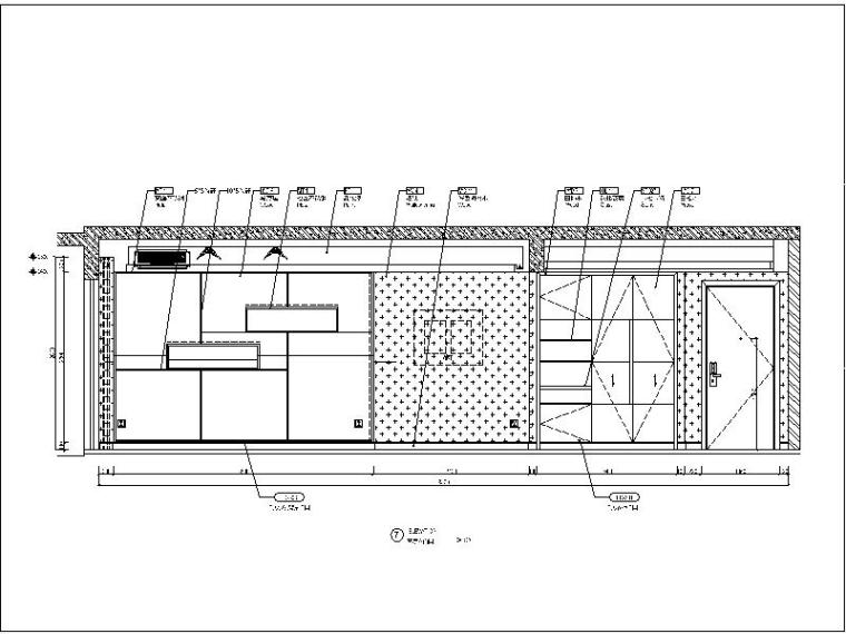 [上海]花园洋房样板间设计施工图-[上海]花园洋房样板间设计立面图