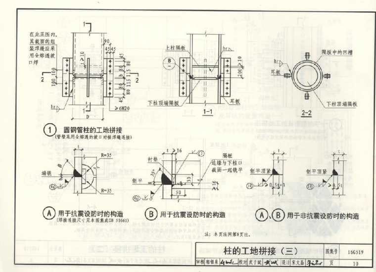 16G519多高层民用建筑钢结构节点构造详图（有书签）_3